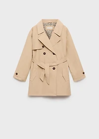 Double-breasted trench coat