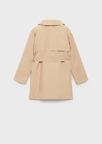 Double-breasted trench coat
