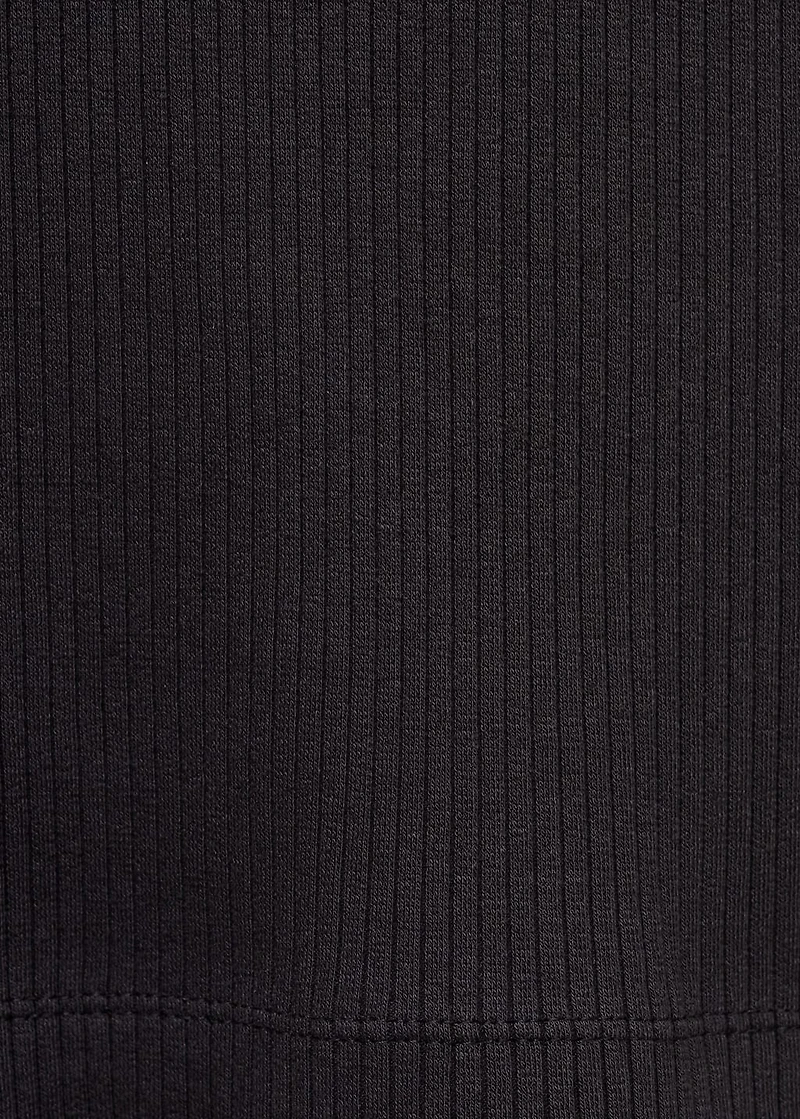 Slim-fit ribbed tank top