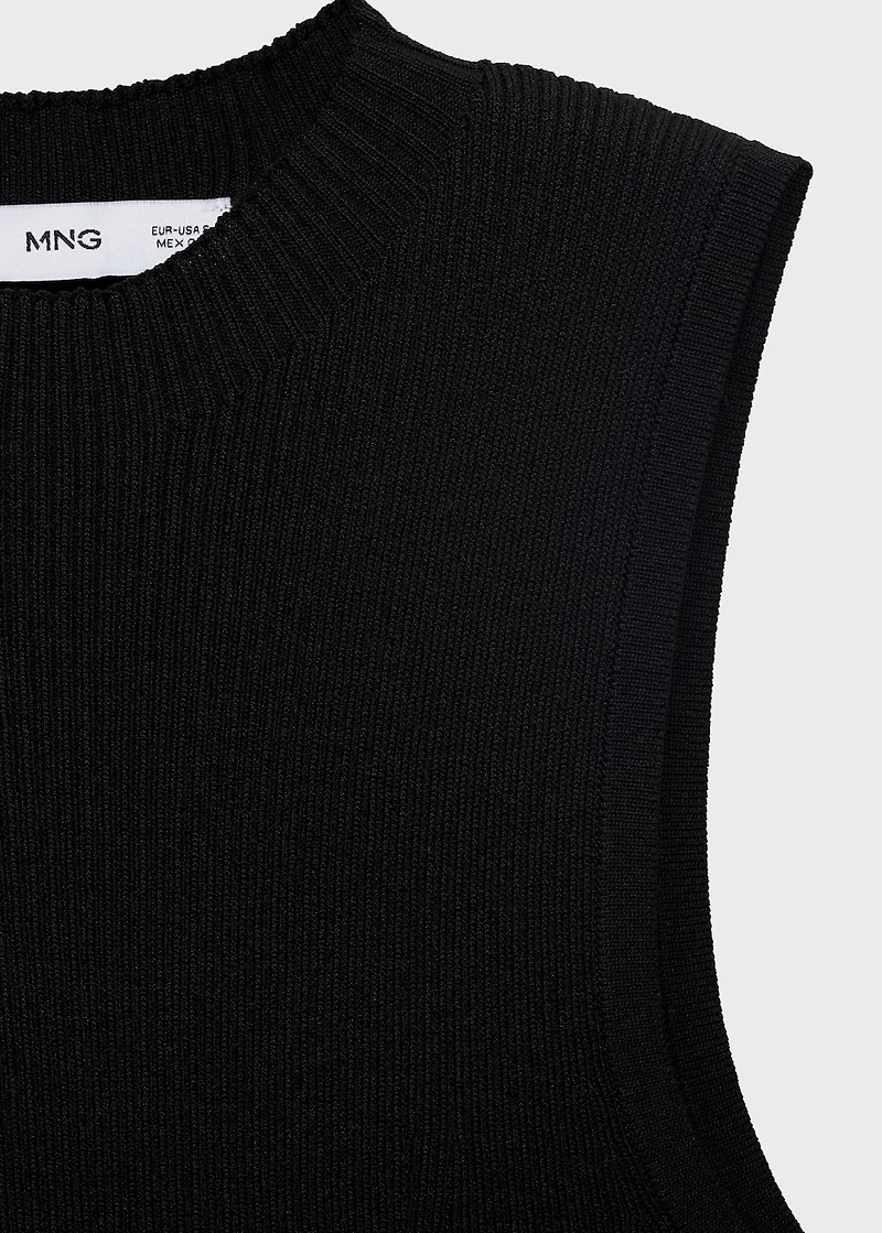 Fitted sweater dress