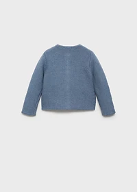 Knitted button cardigan