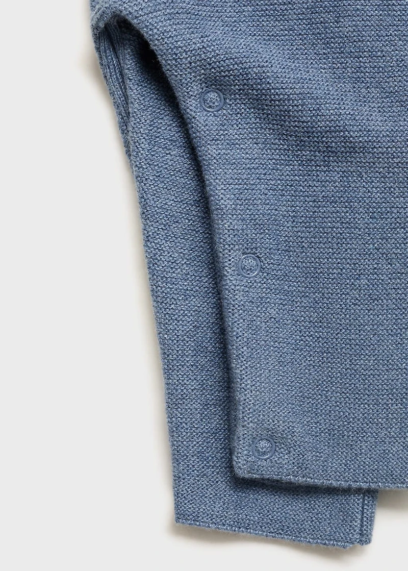 Long knitted dungarees