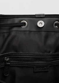 Lace-up sack backpack