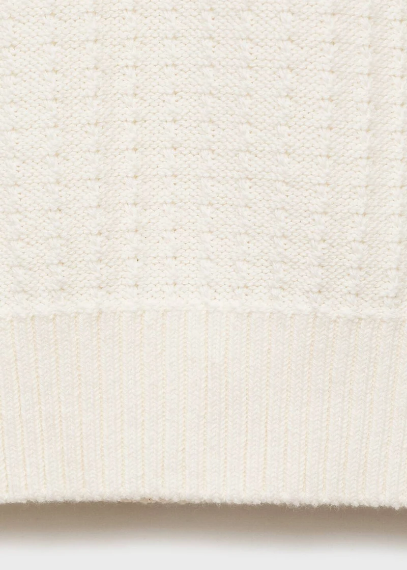 100% cotton knitted polo structure