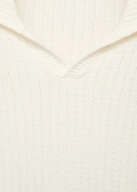 100% cotton knitted polo structure