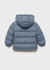 Hooded liner quilted coat