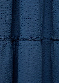 Ruffled long skirt