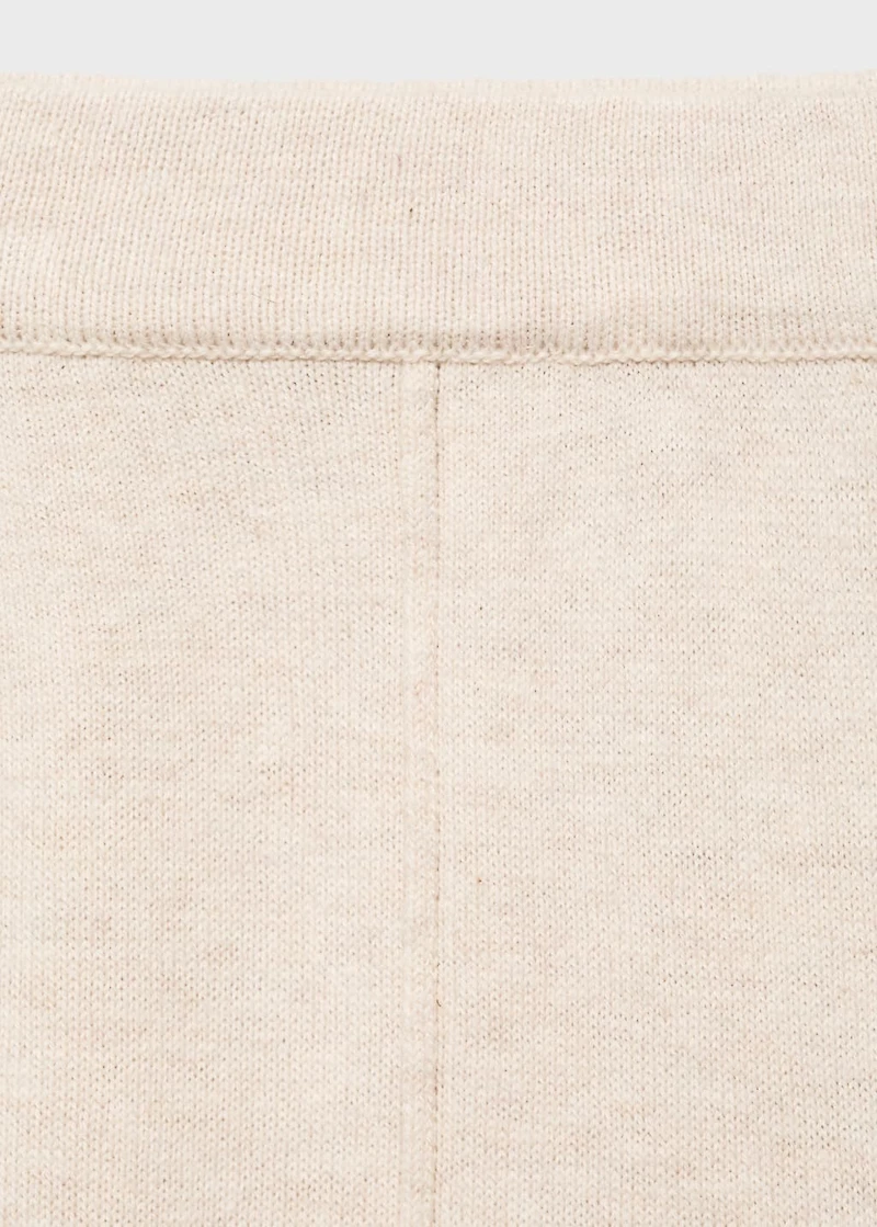 Straight cotton pants