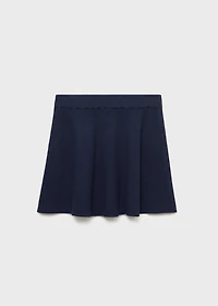 Cable knit skirt