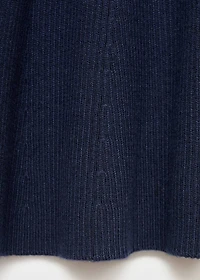 Cable knit skirt