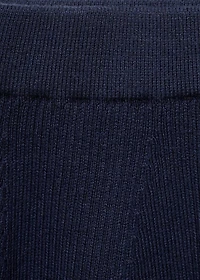 Cable knit skirt