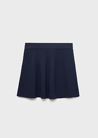 Cable knit skirt