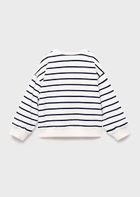 Sweatshirt with embroidered heart