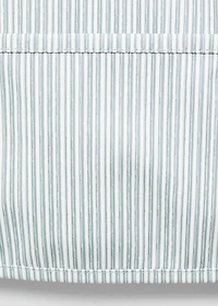 Two-tone striped bib
