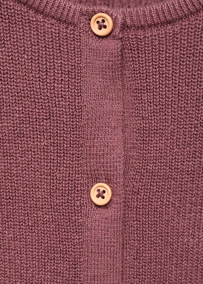 Cotton-blend cardigan