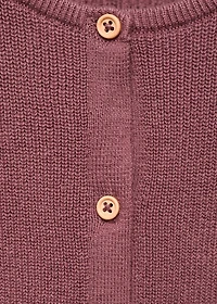 Cotton-blend cardigan