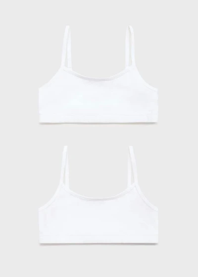 Cotton bandeau bra