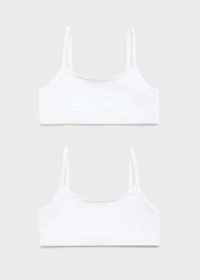 Cotton bandeau bra