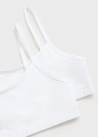 Cotton bandeau bra