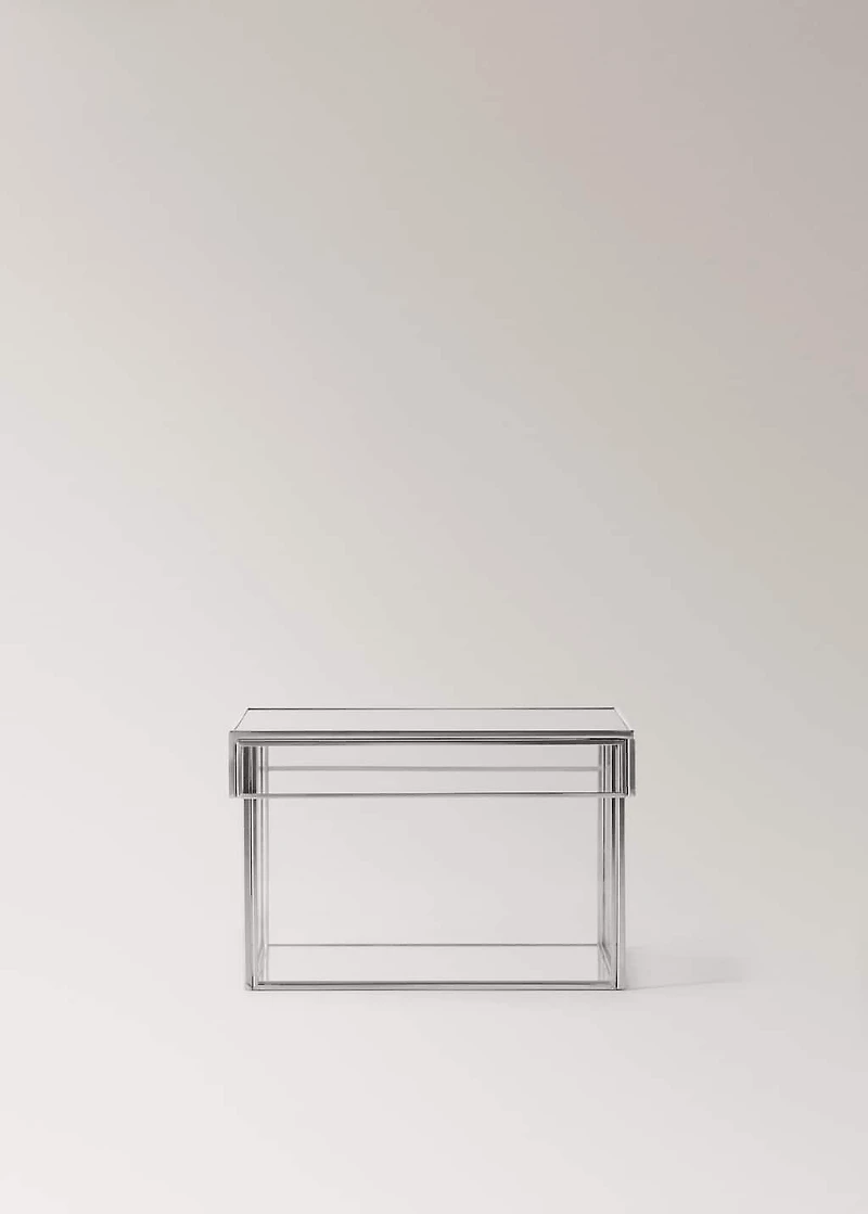 Small square metal box