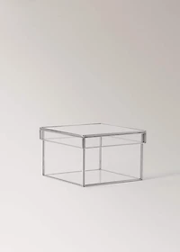Small square metal box