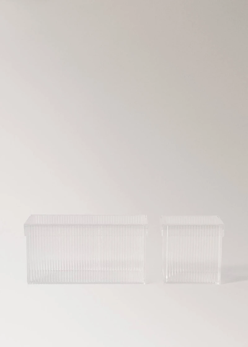 Small transparent box