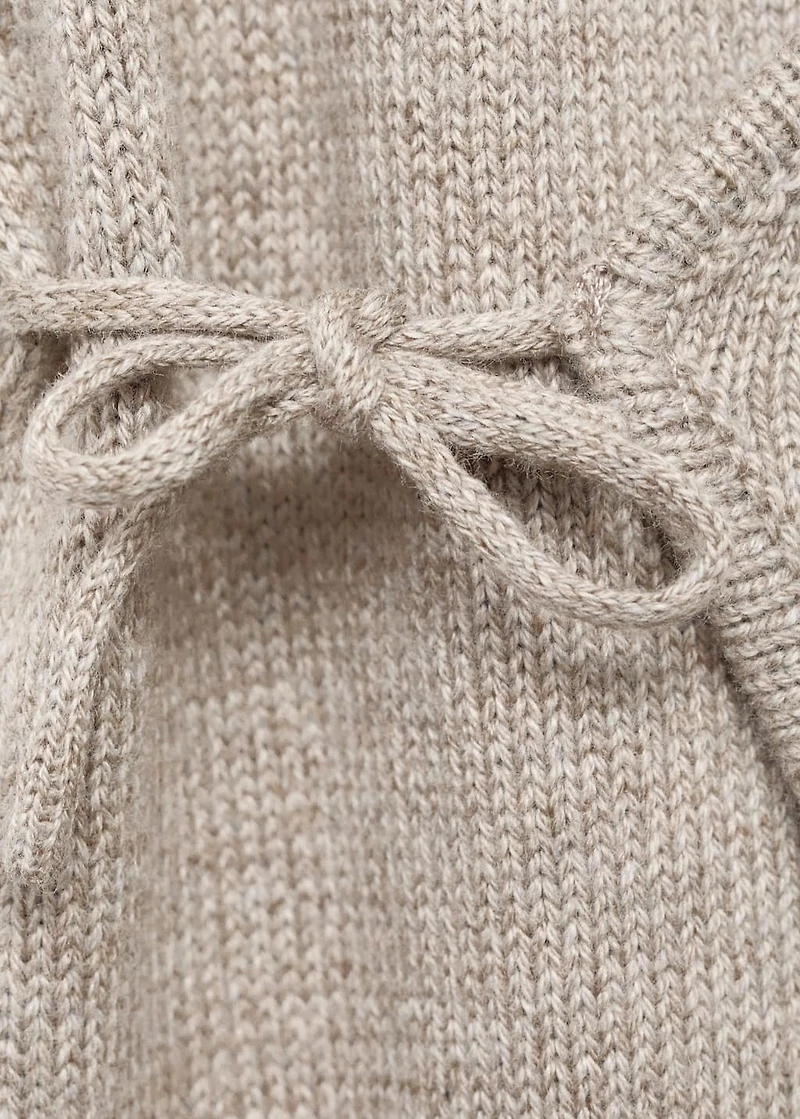 Jumpsuit with cross-over stitch