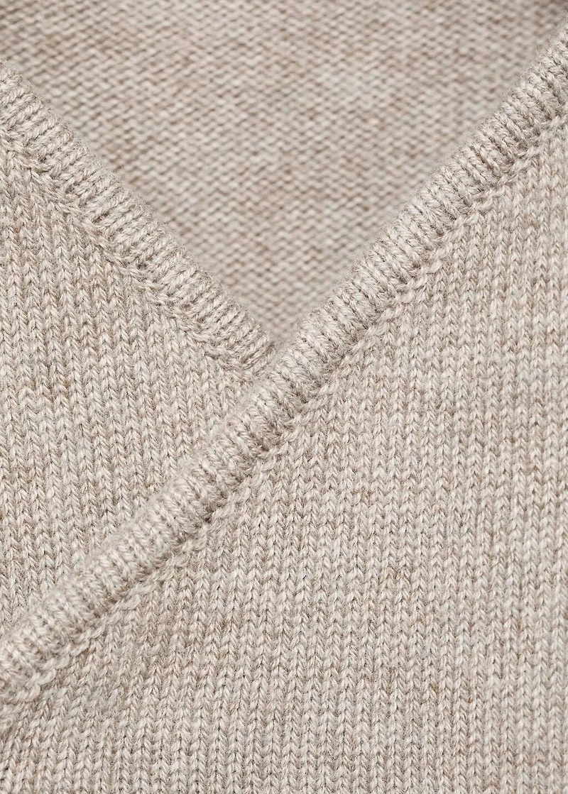 Jumpsuit with cross-over stitch