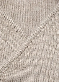 Jumpsuit with cross-over stitch