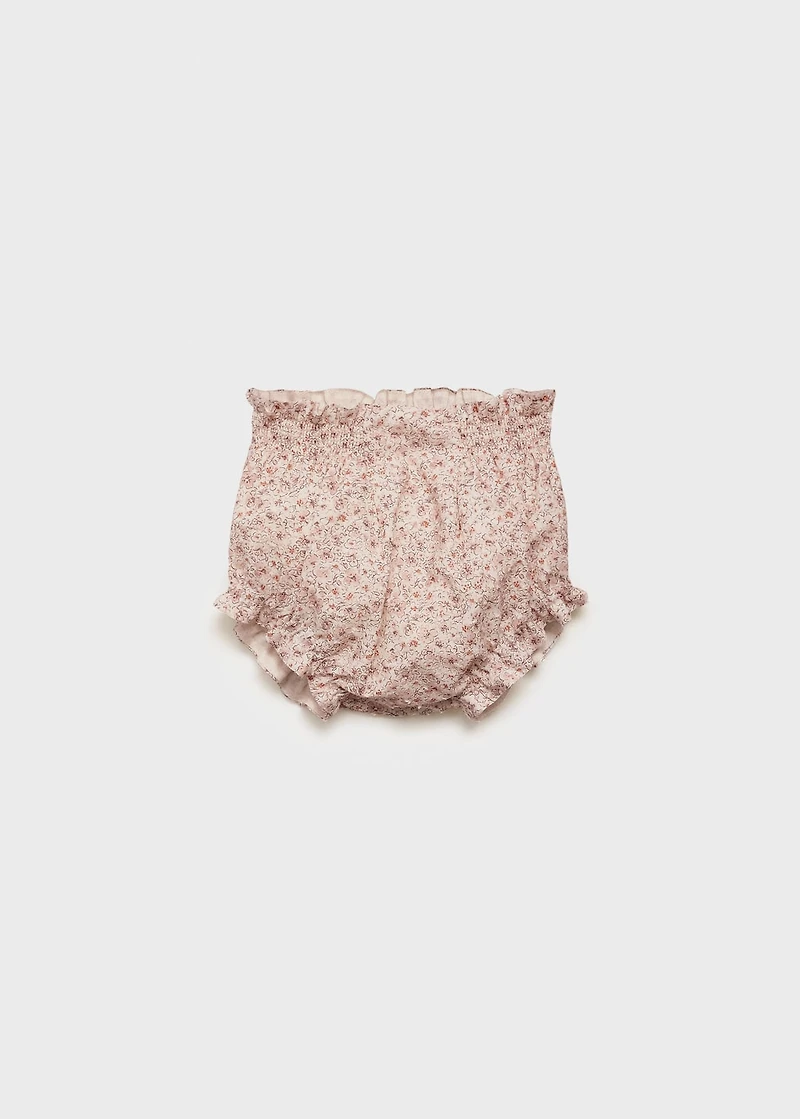 Floral-print shorts