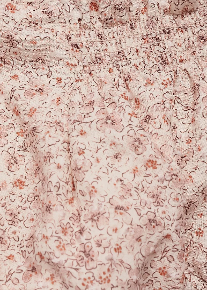 Floral-print shorts