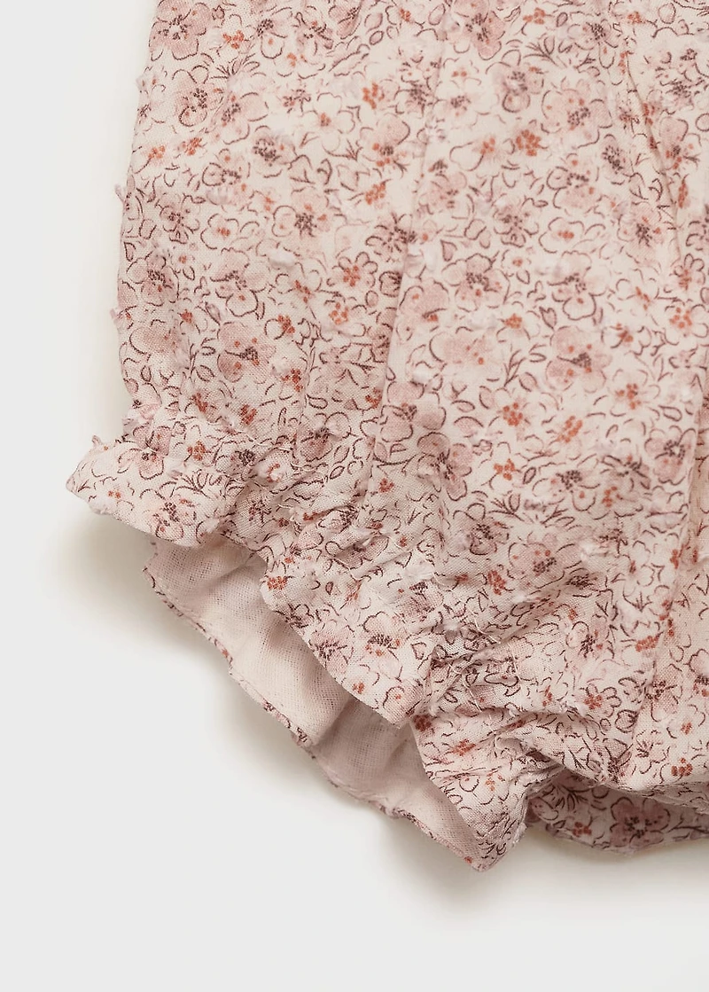 Floral-print shorts