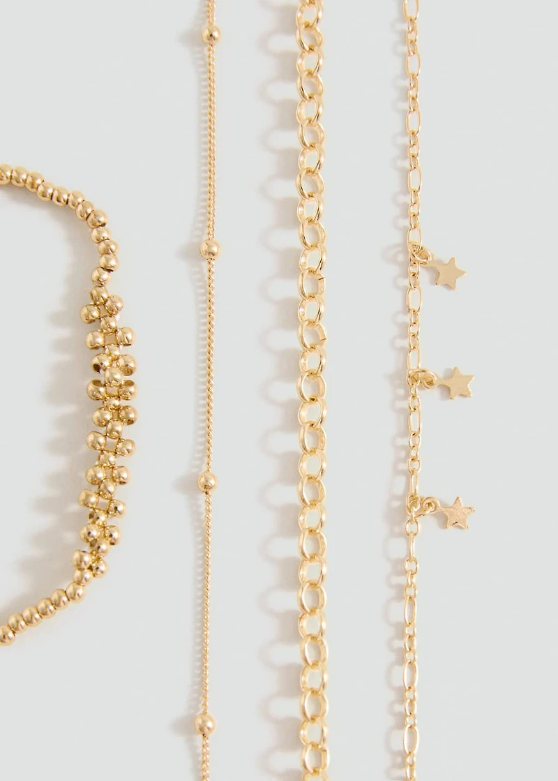 Pack of 4 bracelets