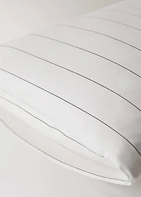 Cotton striped pillowcase 60x60 cm