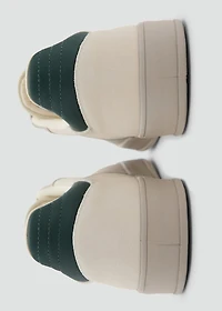 Combined suede leather sneakers