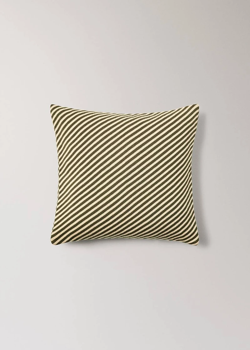 Children’s checked striped cushion cover 40x40 cm