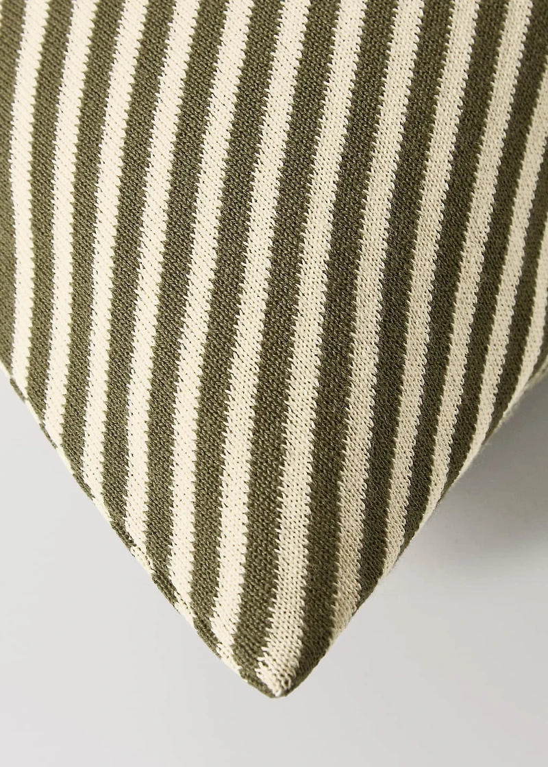 Children’s checked striped cushion cover 40x40 cm