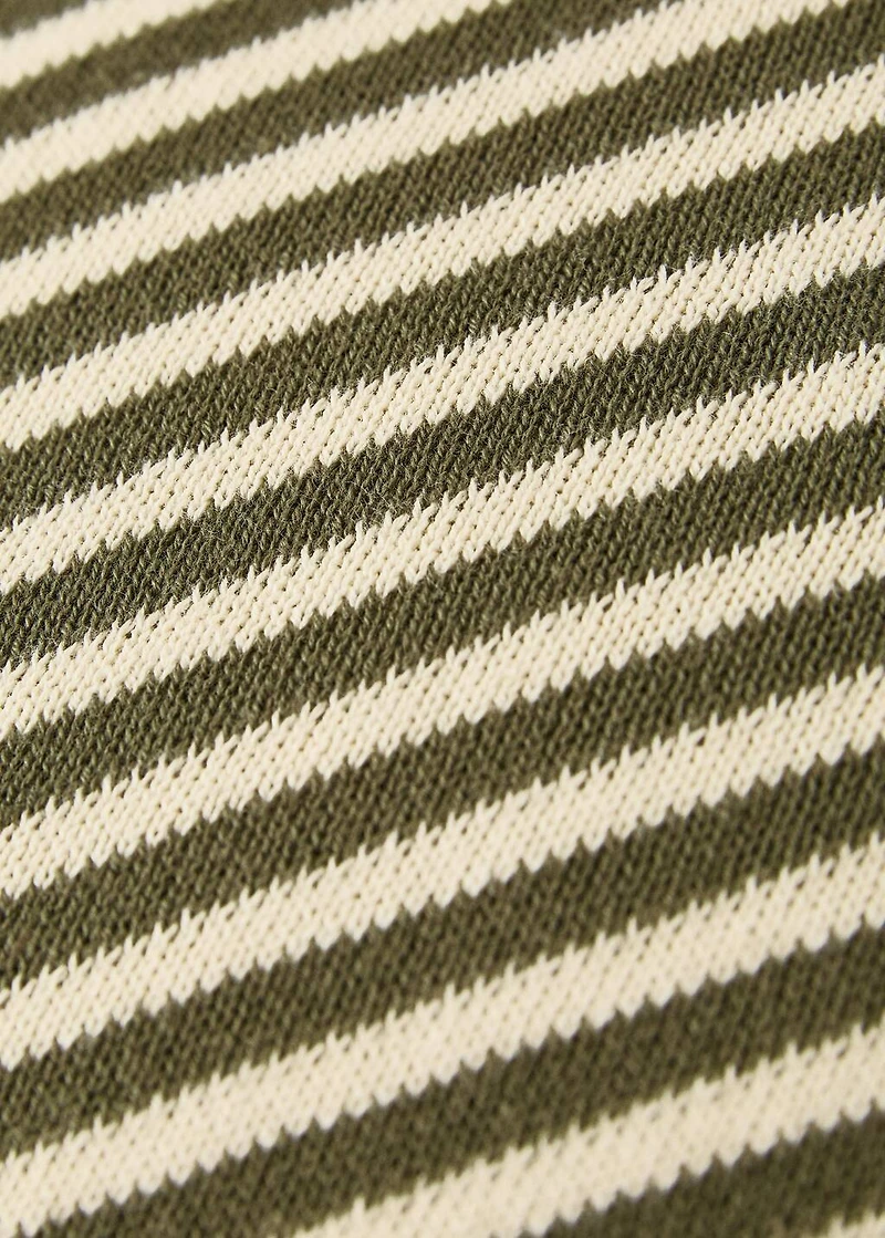 Children’s checked striped cushion cover 40x40 cm
