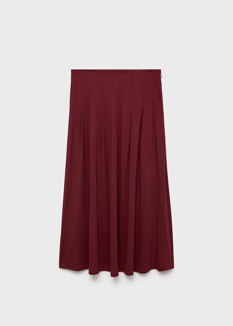 Plank midi-skirt