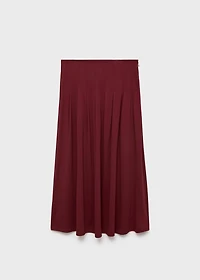 Plank midi-skirt