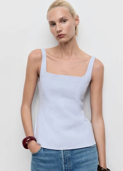 Cotton A-line top