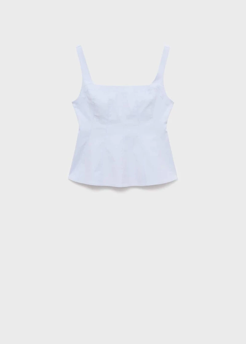 Cotton A-line top