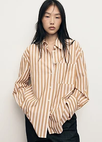Oversize striped shirt
