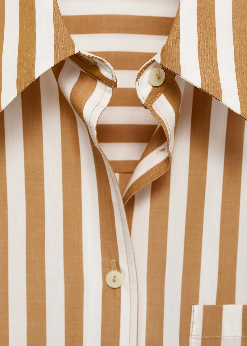 Oversize striped shirt