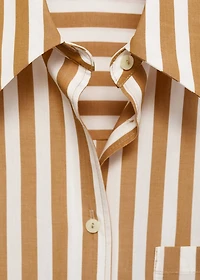 Oversize striped shirt