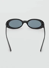 Oval-frame sunglasses