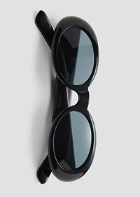 Oval-frame sunglasses