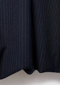 Pinstriped top with balloon effect