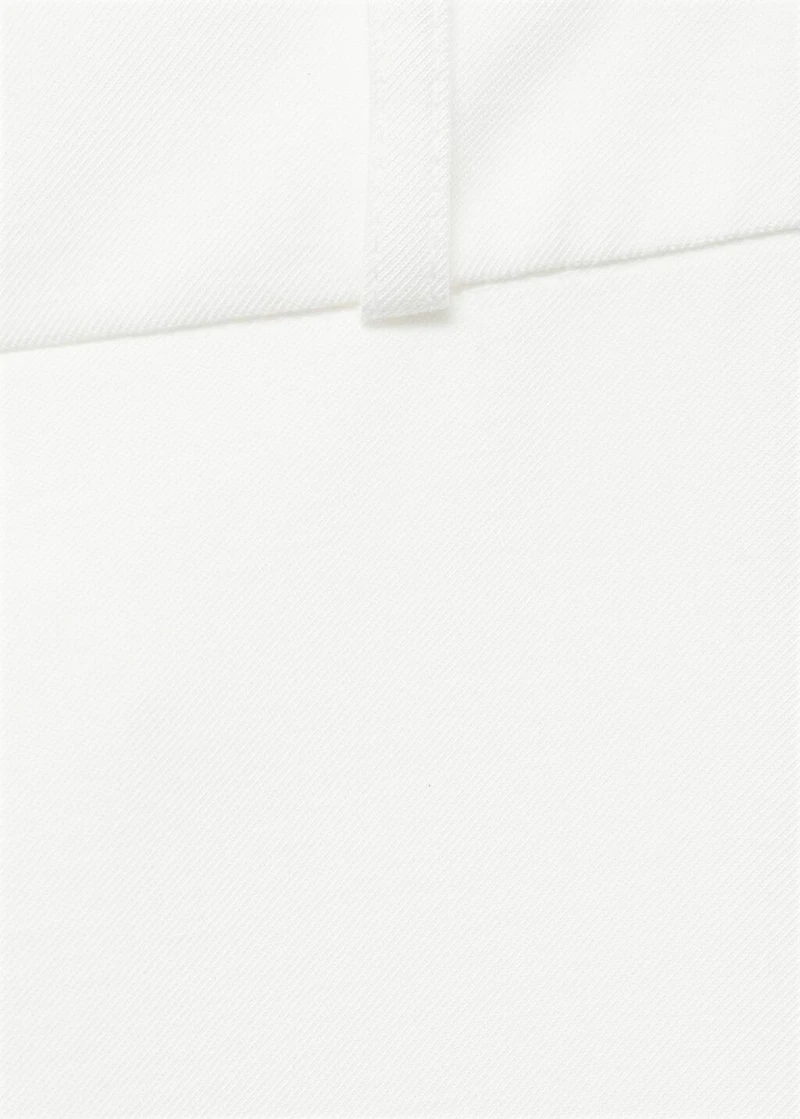 Straight-leg pants with belt loops