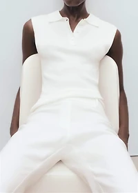 Straight-leg pants with belt loops